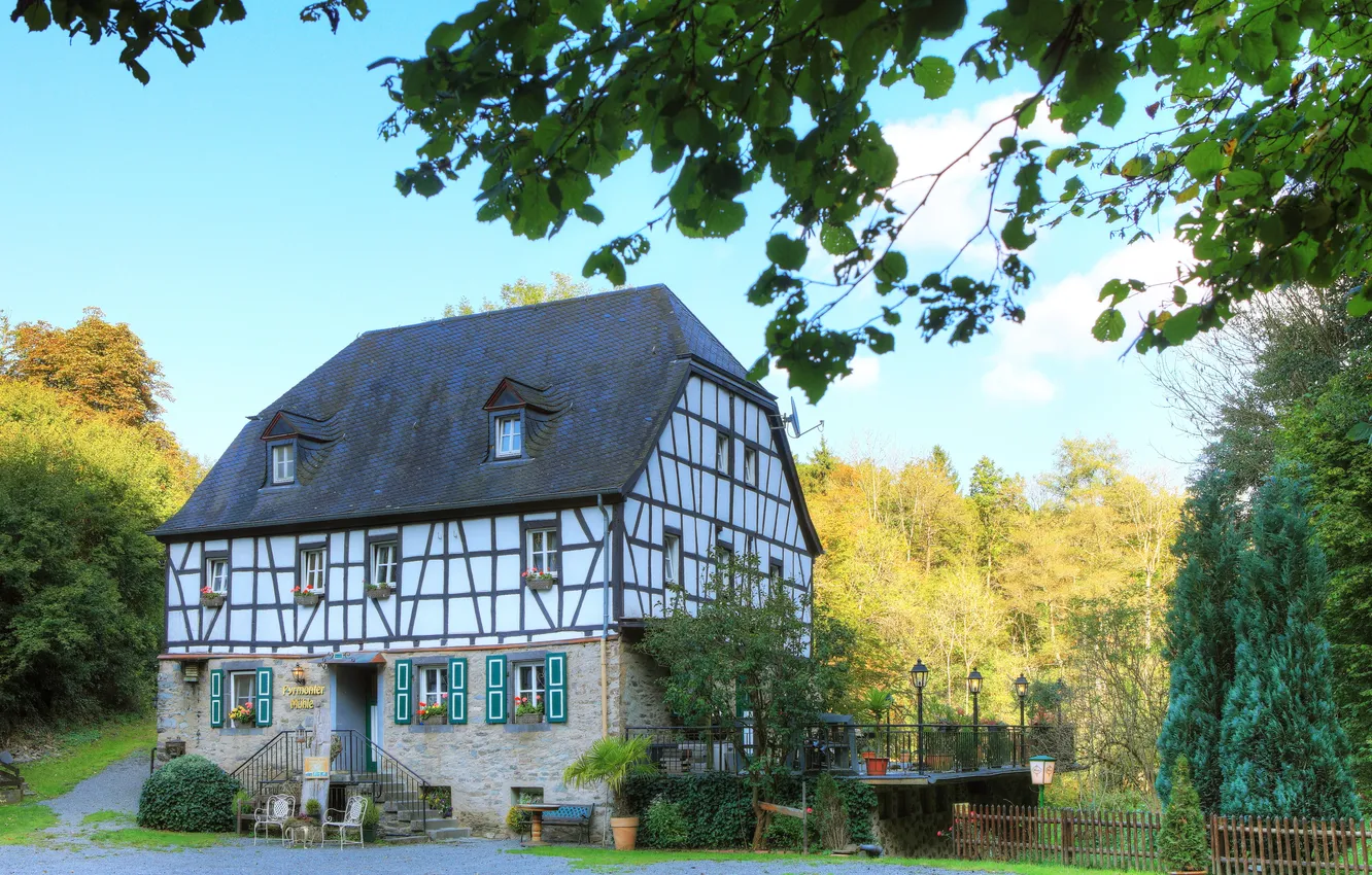 Photo wallpaper the city, photo, home, Germany, Rees