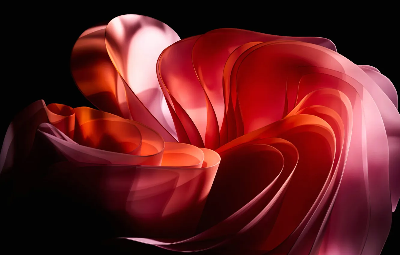 Photo wallpaper abstract, digital, art, render