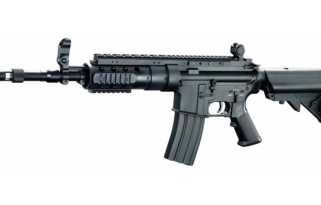 Photo wallpaper gun, weapon, rifle, retractable butt, A&ampamp;K SPR NOD1, standard model, A&ampamp;K, SPR NOD1