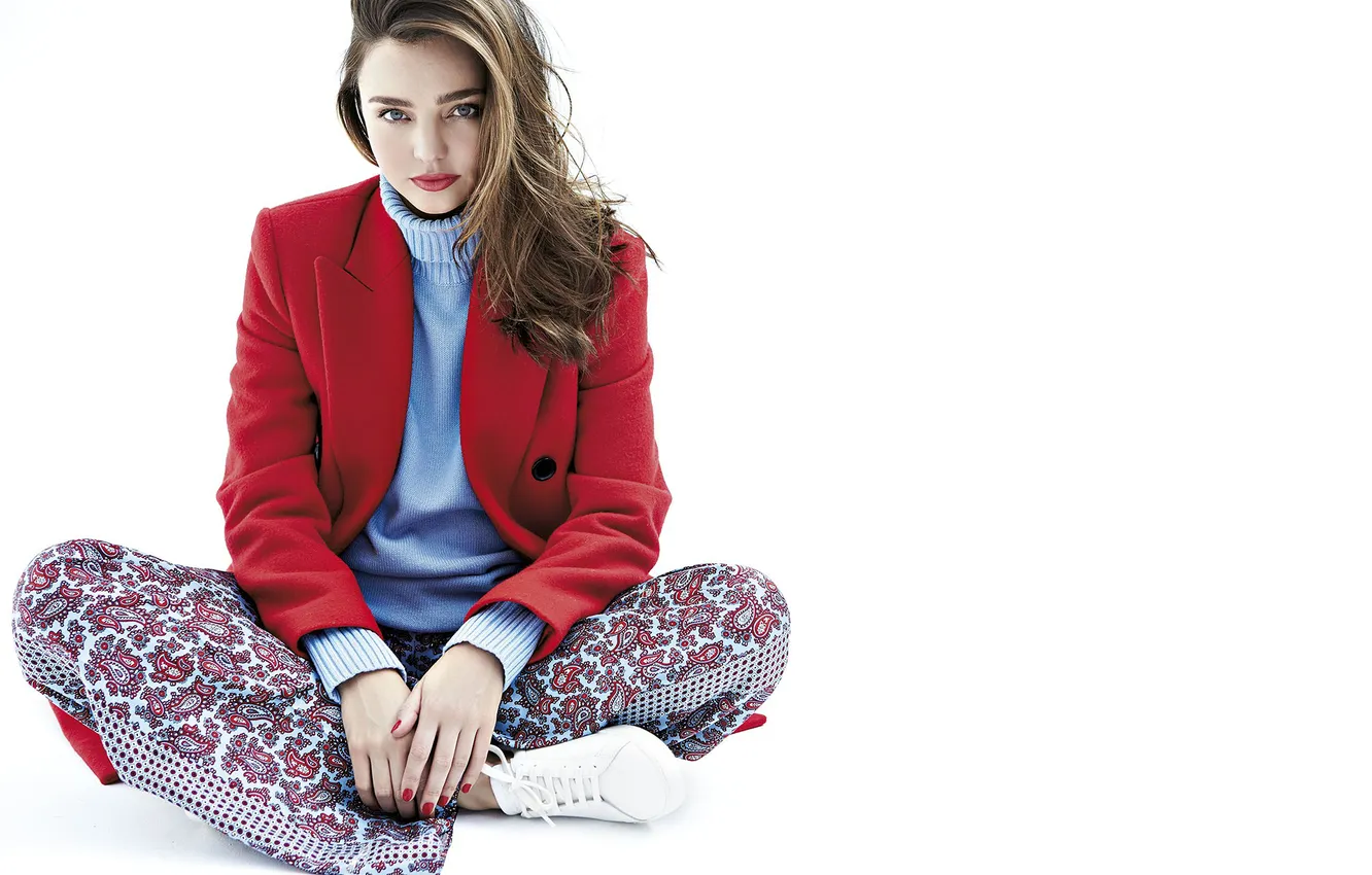 Photo wallpaper photoshoot, Miranda Kerr, Vogue