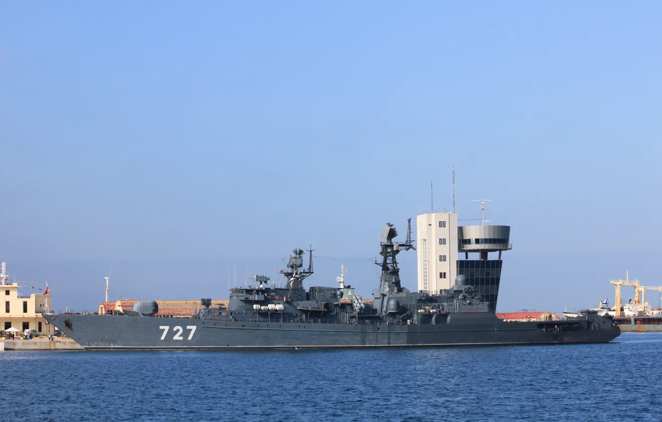 Photo wallpaper ship, Yaroslav The Wise, guard, visit, the port of Ceuta