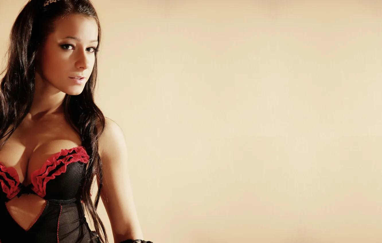 Photo wallpaper girl, karset, beauty