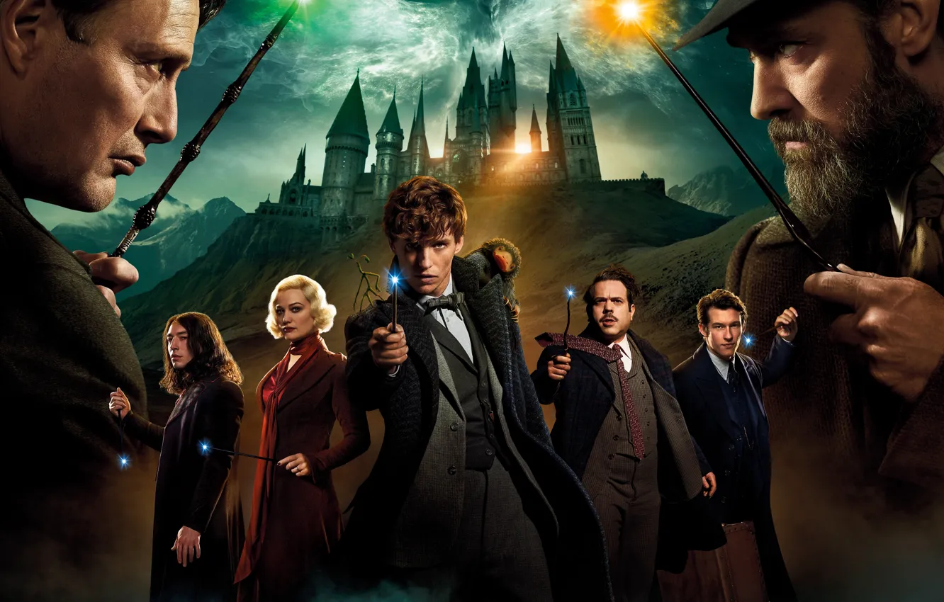 Photo wallpaper movie, the film, Fantastic Beasts: The Secrets of Dumbledore, Fantastic Beasts: Dumbledore's Secrets