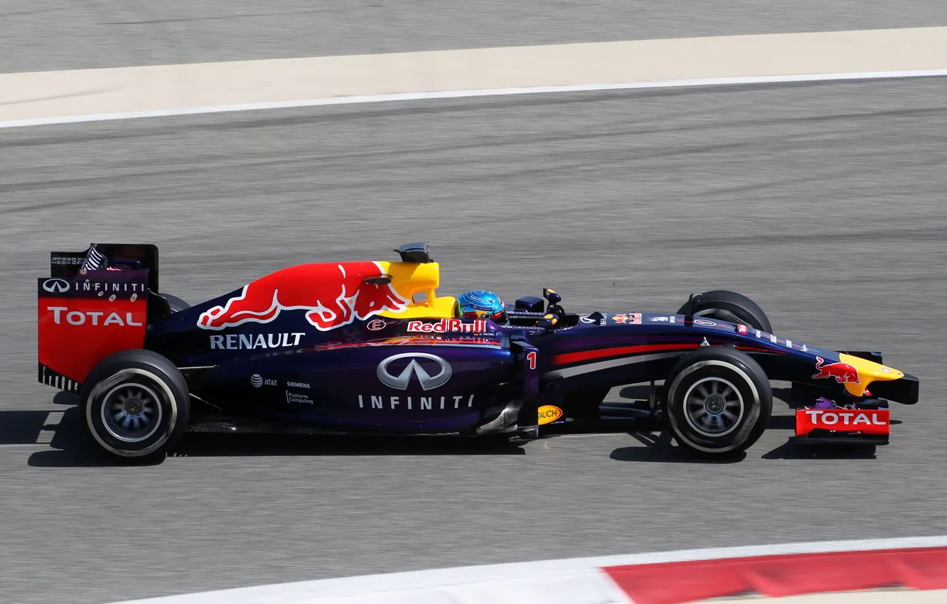 Photo wallpaper Formula 1, Red Bull, Vettel, racer, champion, Sebastian, RB10