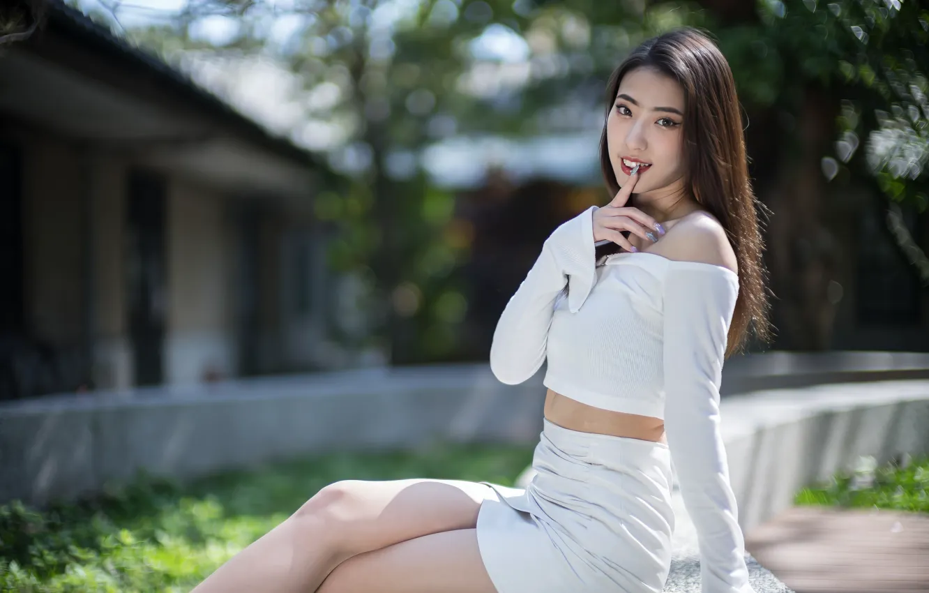 Photo wallpaper China, girl, sexy, girls, woman, model, asian, cute