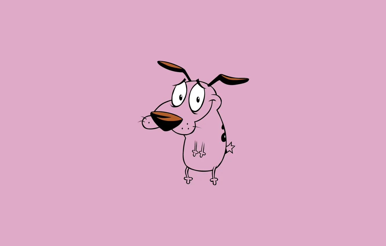 Photo wallpaper emotions, dog, Courage - The Cowardly Dog, Courage the cowardly dog, Courage