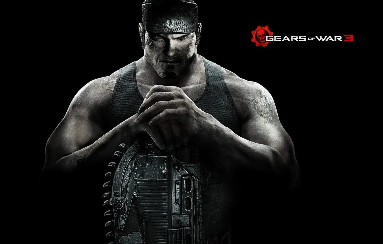 Photo wallpaper Gears of War 3, ot Zeus, Microsoft Game Studios, The third-person shooter