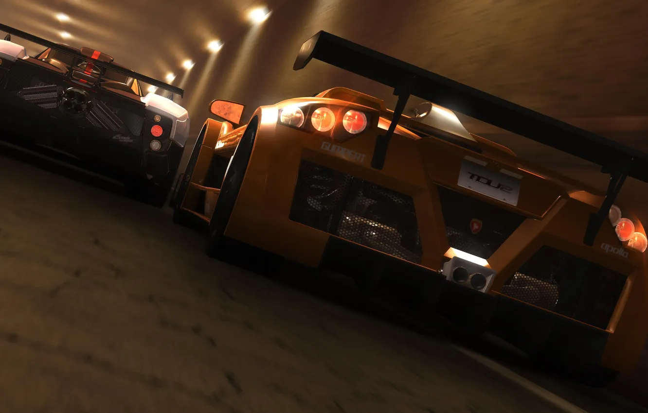 Photo wallpaper race, supercars, video game, TDU2