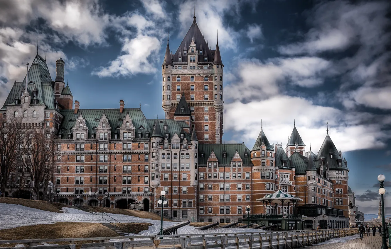 Photo wallpaper Quebec, Château Frontenac, Quebec city