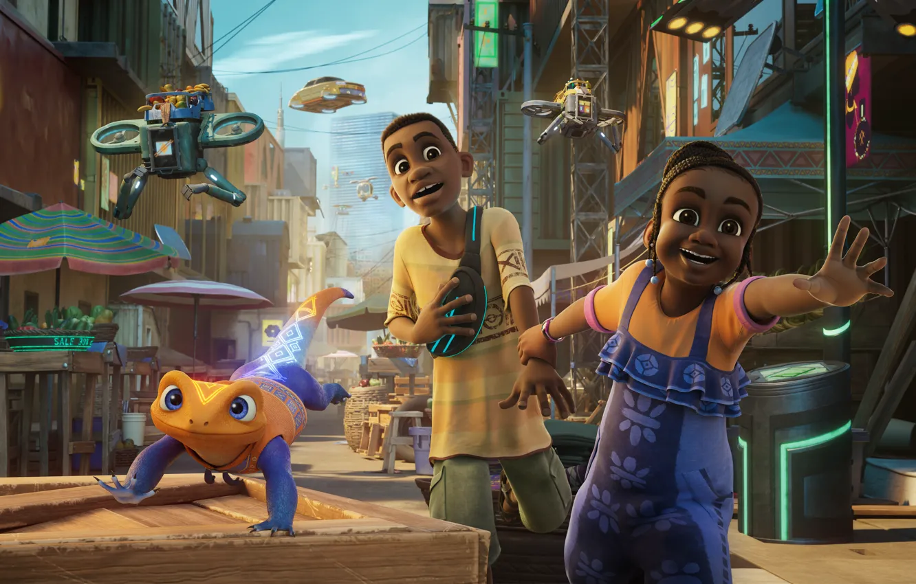 Photo wallpaper The city, Fiction, Cartoon, Drama, Walt Disney Animation Studios, Adventure, The animated series, Lagos