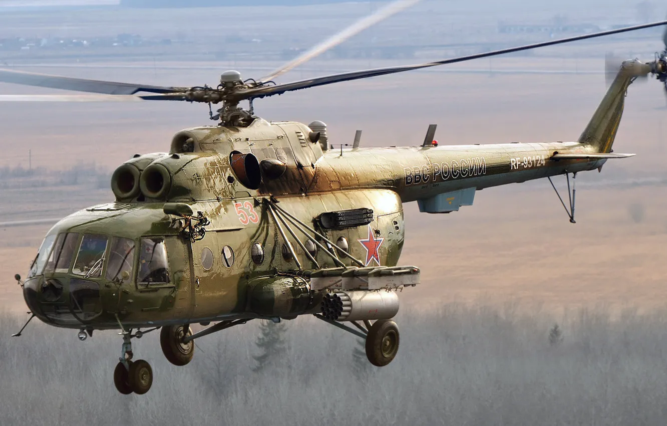 Photo wallpaper Videoconferencing Russia, OKB M. L. Mil, Russian multi-purpose helicopter, Mi-8MTV-2, upgraded Mi-8MTV, Has a military …
