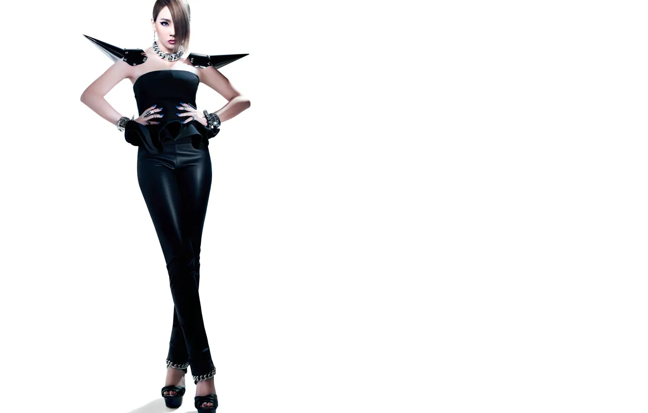 Photo wallpaper girl, music, Asian, South Korea, K-Pop, 2NE1