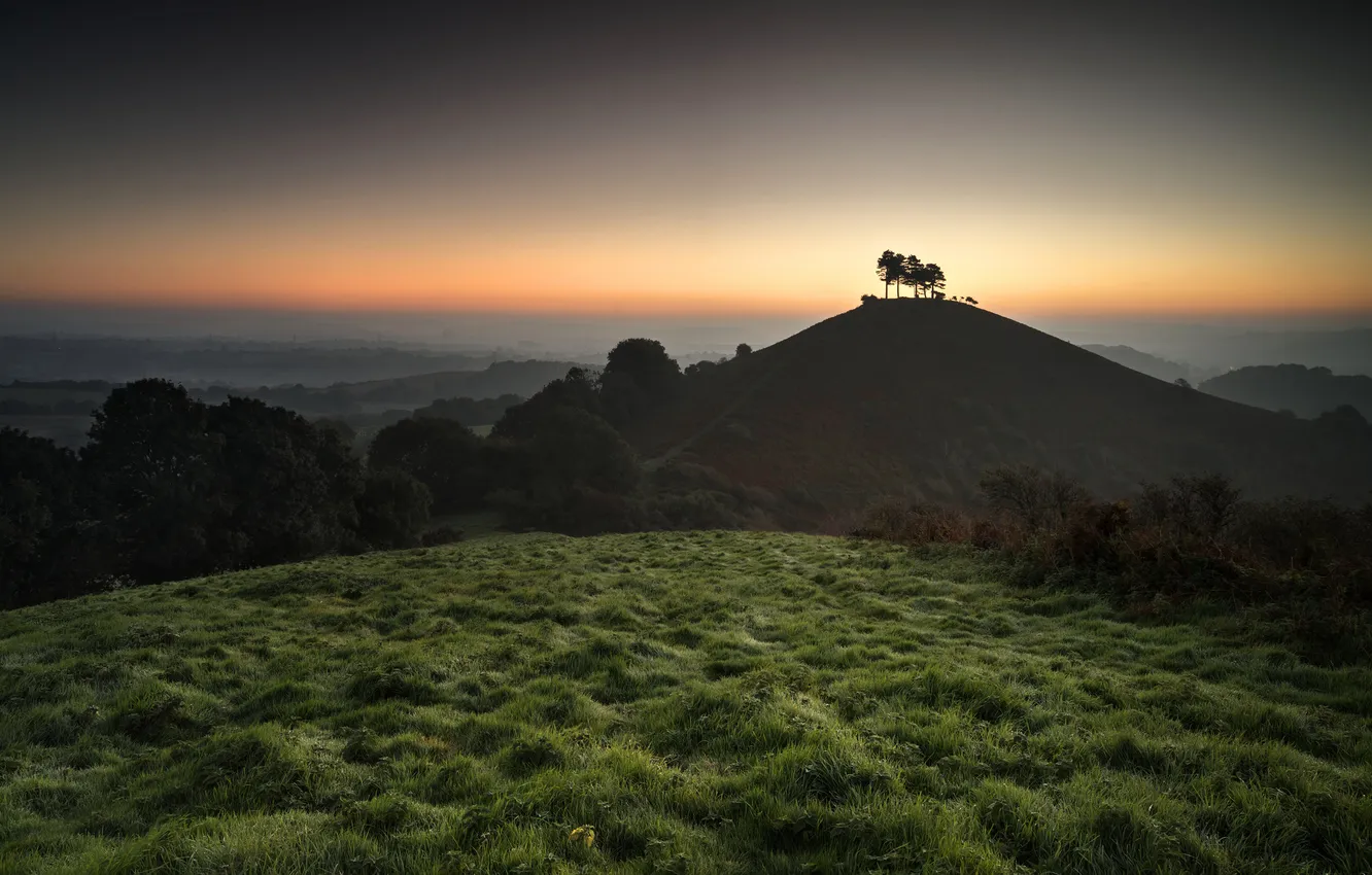 Photo wallpaper sunset, hills, photographer, photography, photographer, Lies Thru a Lens