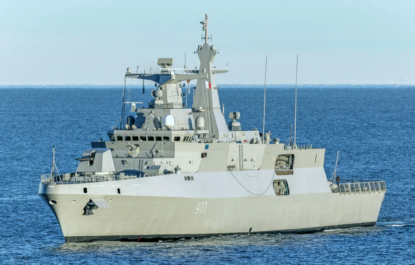 Photo wallpaper frigate, Algeria, The Moudamir