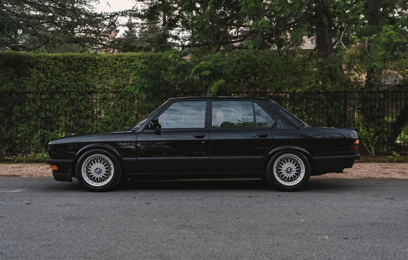 Photo wallpaper BMW, E28, 1988, M5