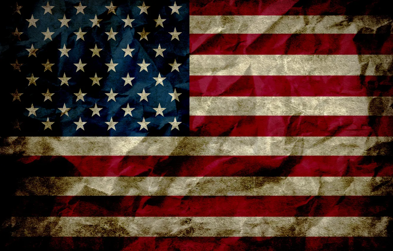 Photo wallpaper texture, flag, USA