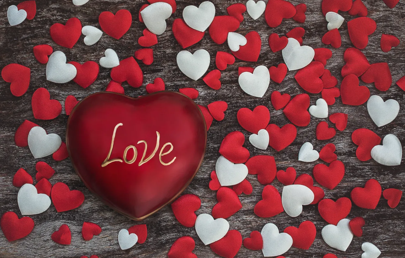 Photo wallpaper love, heart, valentine's day