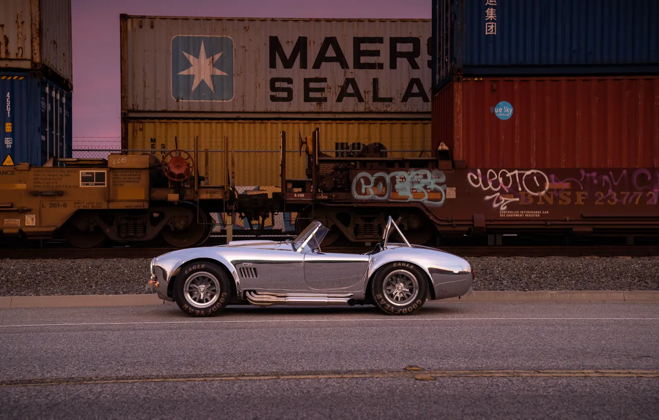 Photo wallpaper car, Shelby, Cobra, iconic, Shelby Cobra 427 S/C
