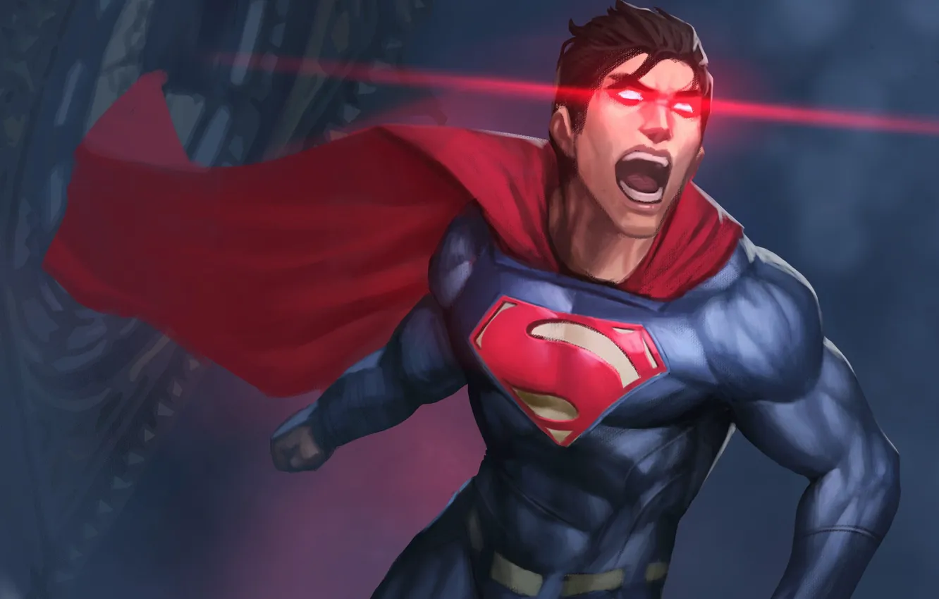 Photo wallpaper art, Superman, DC Comics