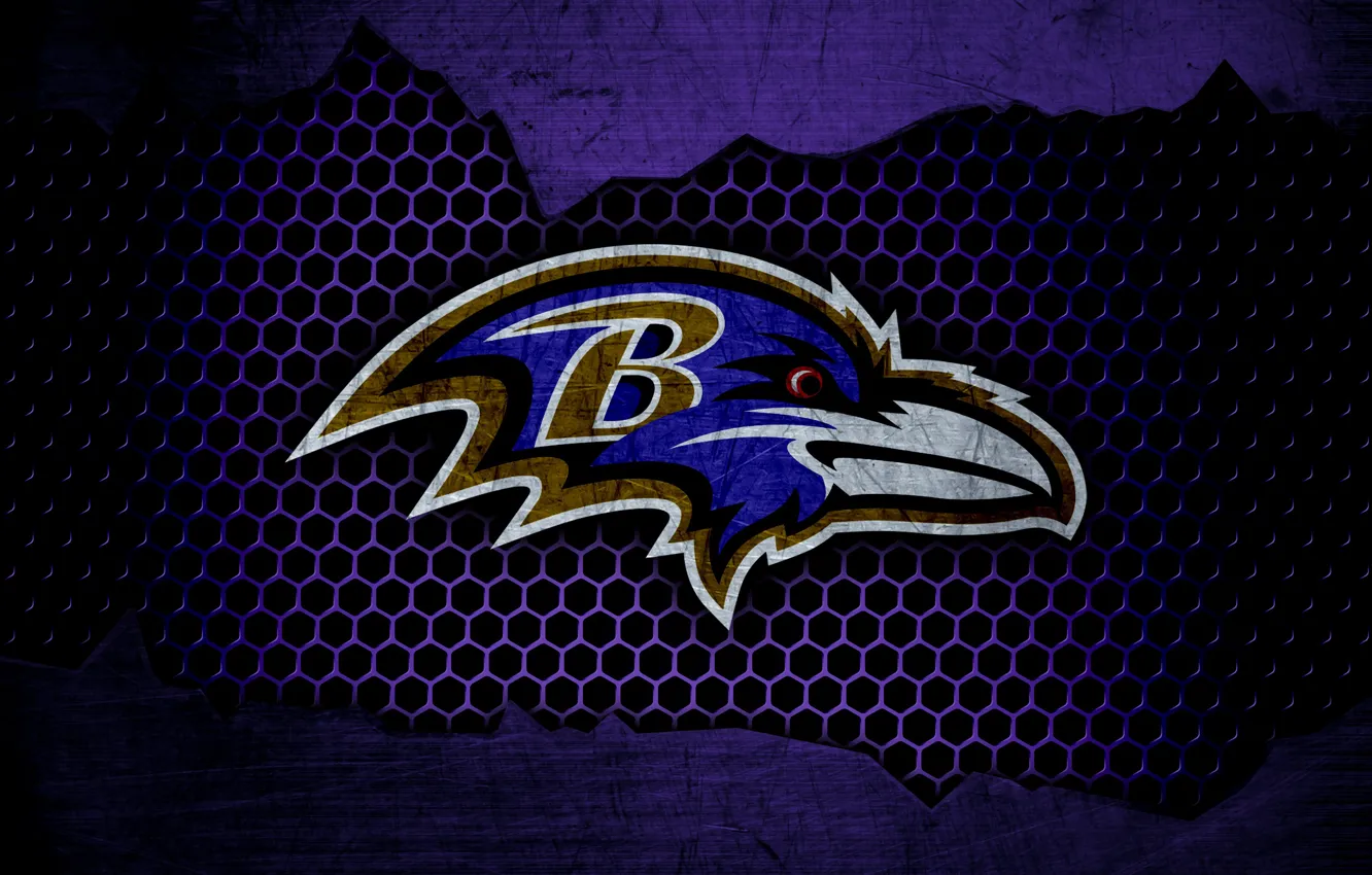 Photo wallpaper wallpaper, logo, Sport, American football, nfl, Baltimore Ravens