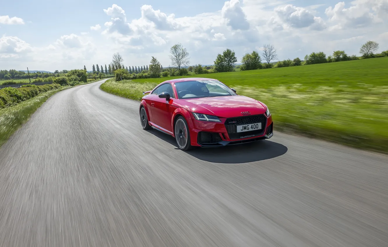 Photo wallpaper car, Audi, road, TT, Audi TT RS Coupe