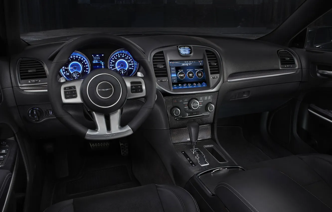 Photo wallpaper Chrysler, the wheel, 300C, salon