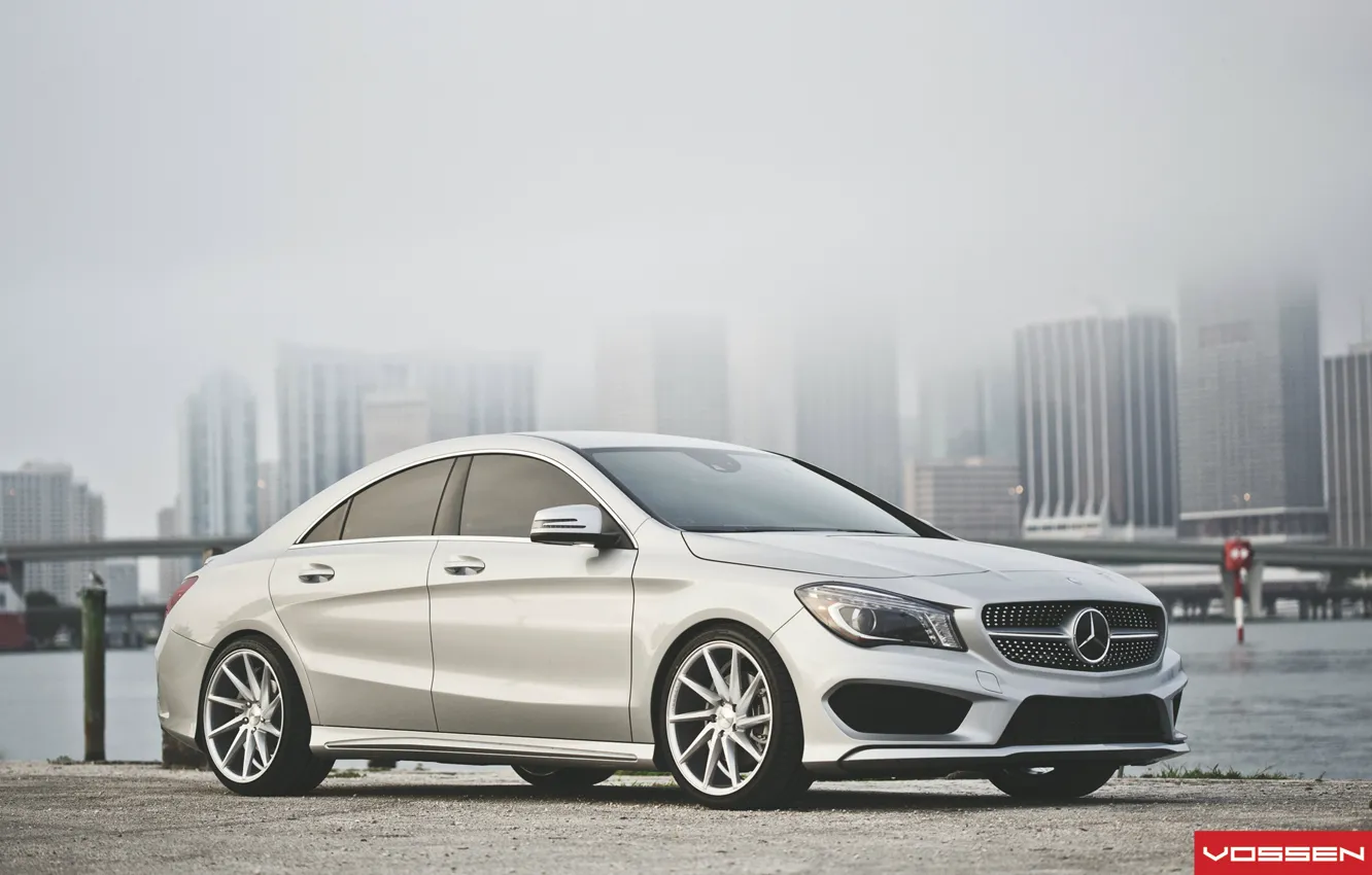 Photo wallpaper Mercedes-Benz, Mercedes, CVT, Vossen, CLA