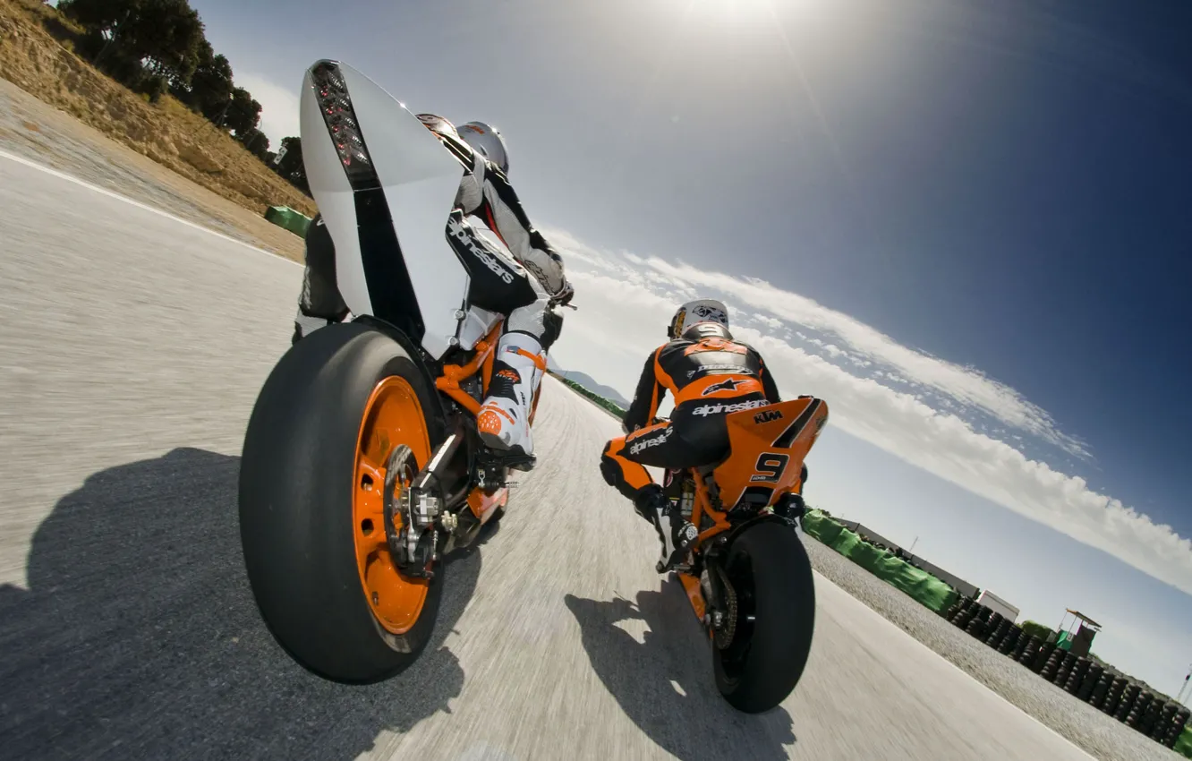 Photo wallpaper motorcycles, sport, speed, track, sport, bike, track, bikes