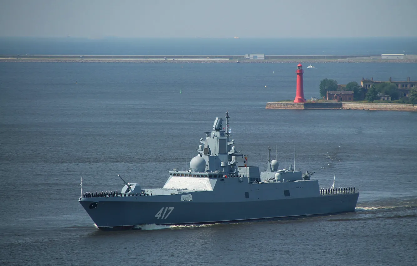 Photo wallpaper frigate, Admiral Gorshkov, patrol, FMF