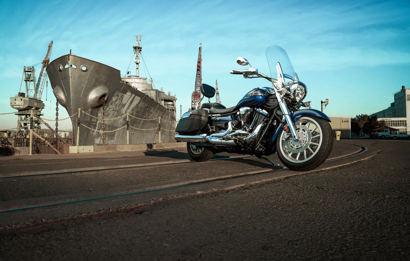 Photo wallpaper race, motorcycle
