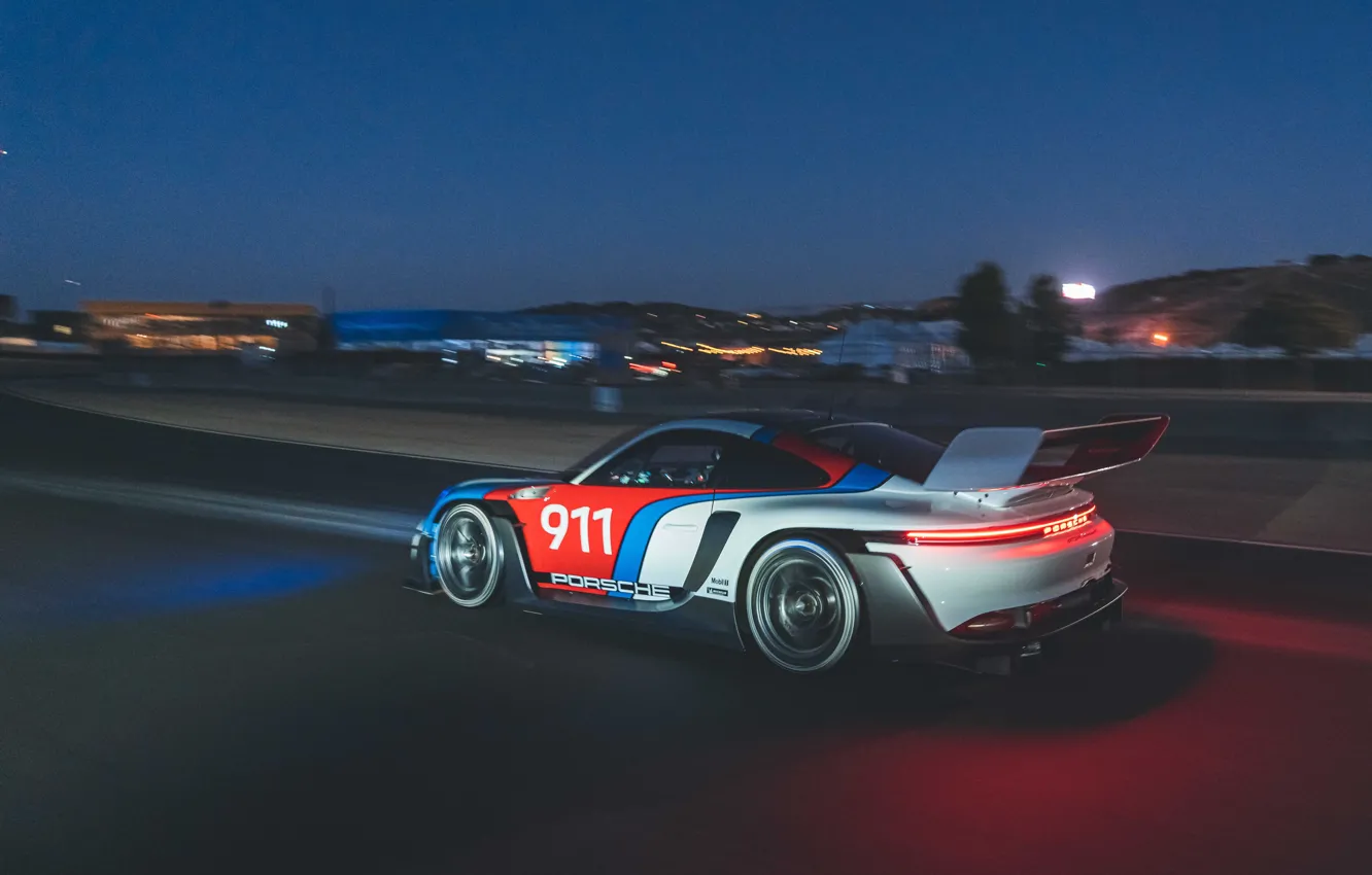 Photo wallpaper 911, Porsche, speed, Porsche 911 GT3 R racing