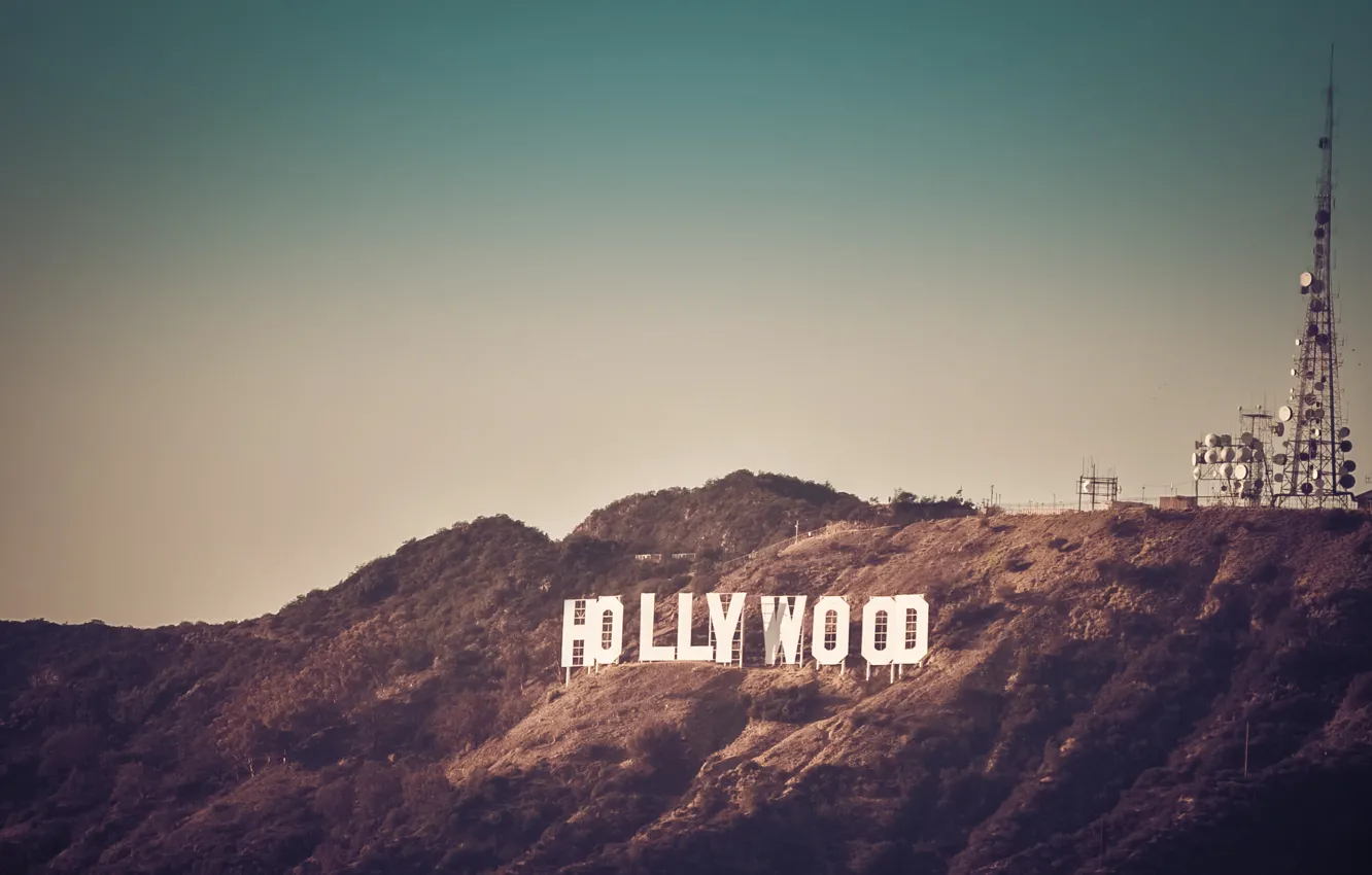 Photo wallpaper CA, USA, Los Angeles, Los Angeles, California, united states, Hollywood Sign, Hollywood sign