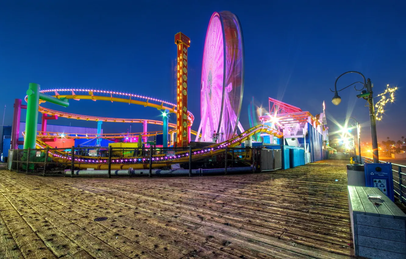 Photo wallpaper the city, Chicago, amusement