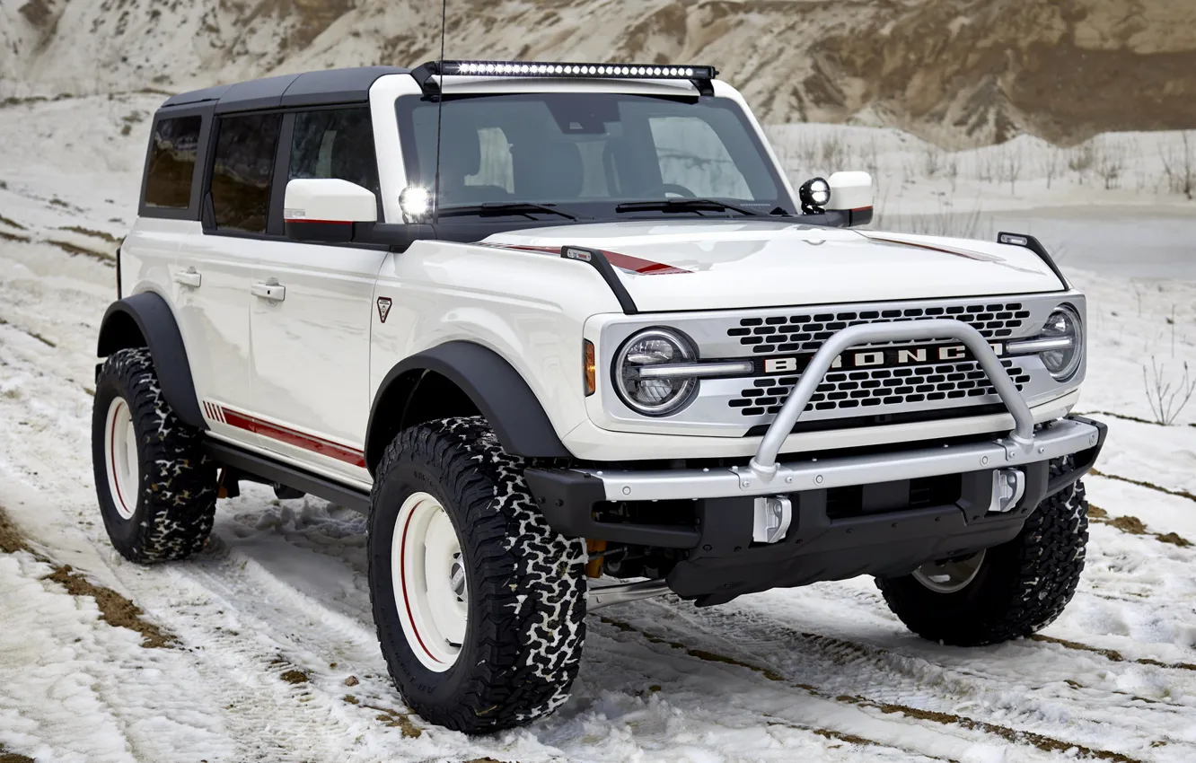 Photo wallpaper First Edition, Ford Bronco, Pope Francis Center, Pope Francis Center First Edition