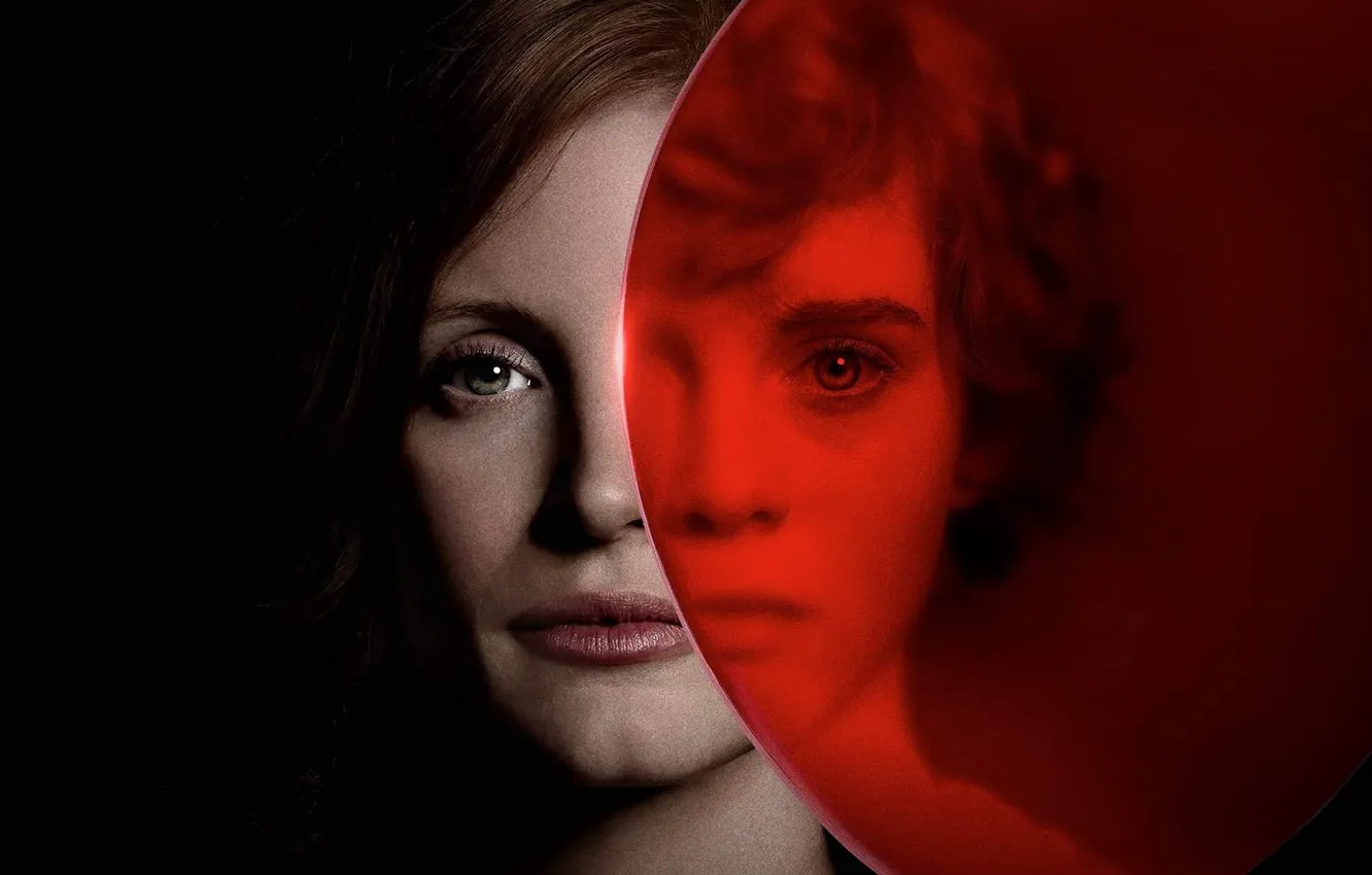 Photo wallpaper Jessica Chastain, Jessica Chastain, Sophia Did Lillis, Sophia Lillis, It Chapter Two, It 2
