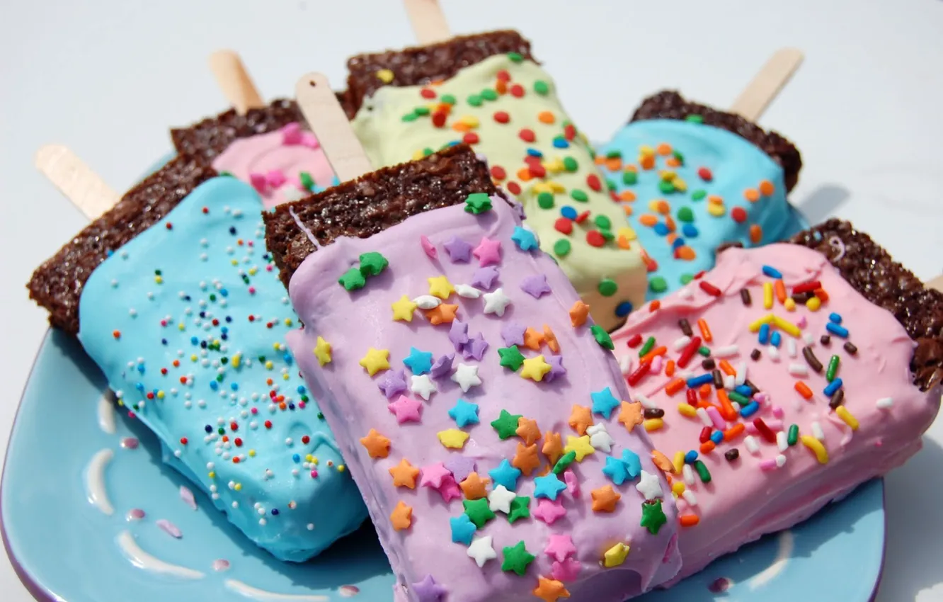 Photo wallpaper the sweetness, cream, cake, topping, biscuit cookies