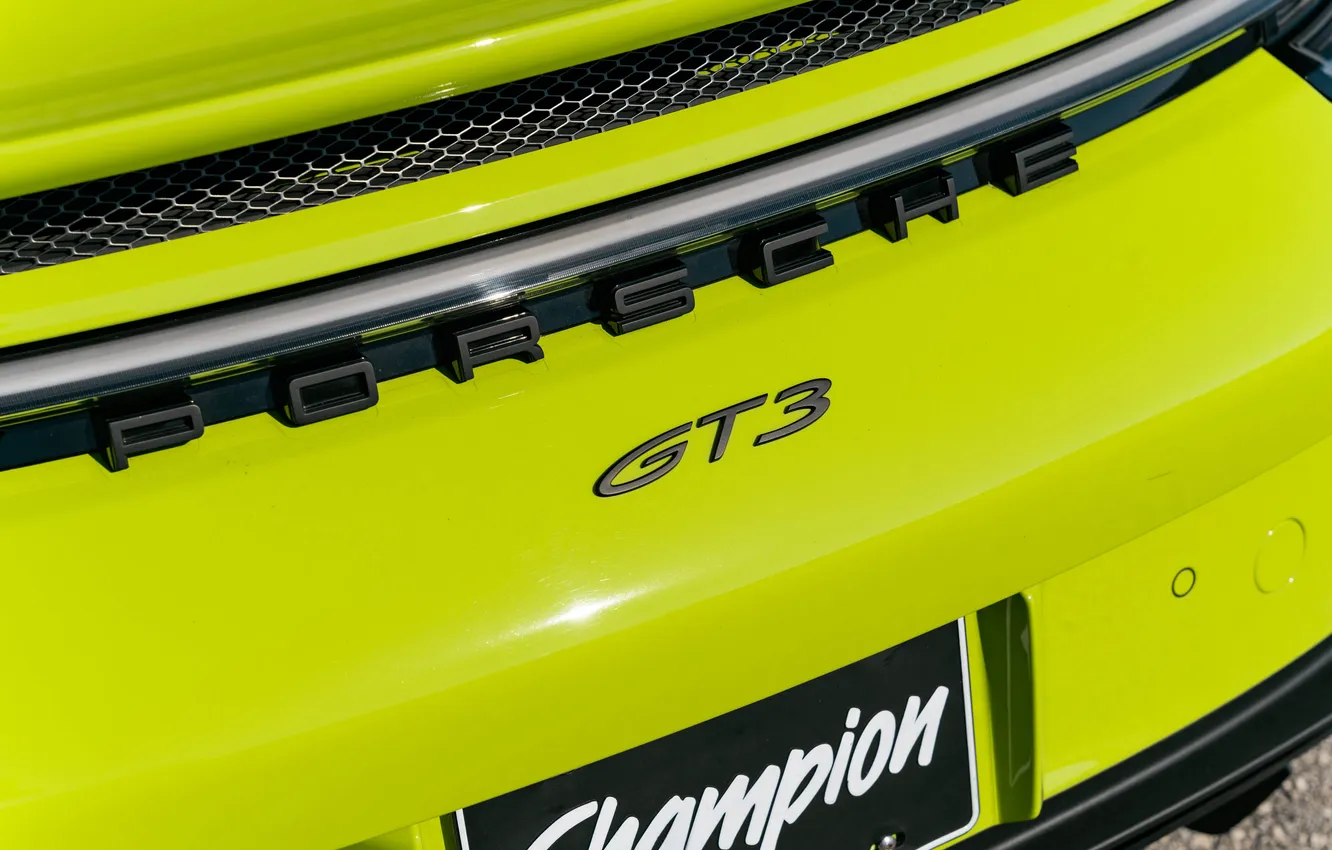 Photo wallpaper car, Porsche, wallpaper, GT3, Supercar, 992, High Definition, Light Green