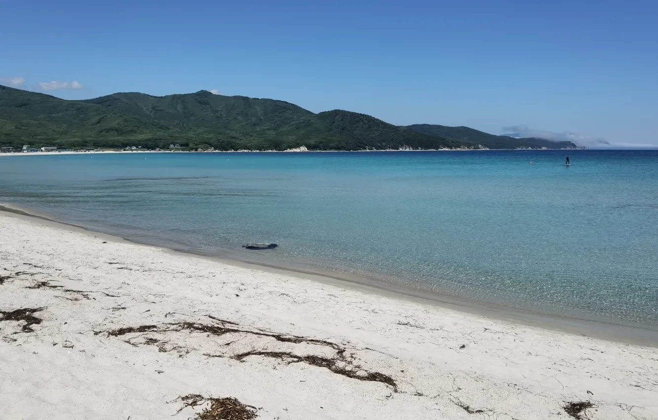 Photo wallpaper sand, sea, beach, Triozerye Bay