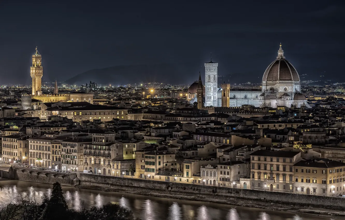 Photo wallpaper Italy, Florence, cityscape