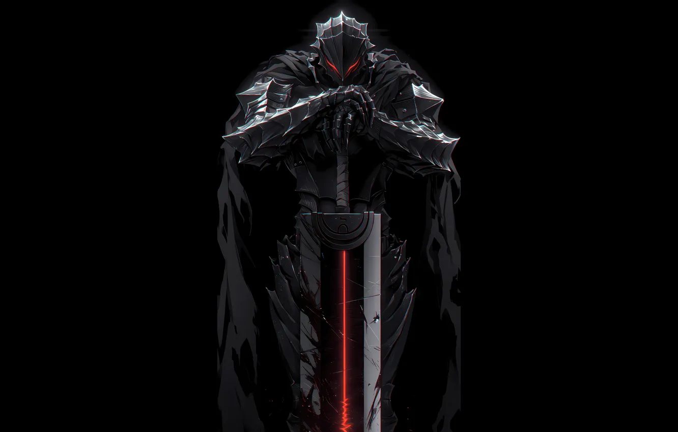 Photo wallpaper Guts, AMOLED, Black Swordsman