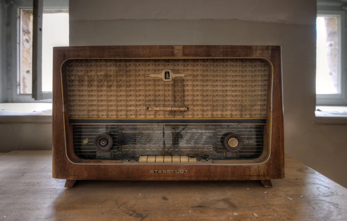 Photo wallpaper background, radio, receiver