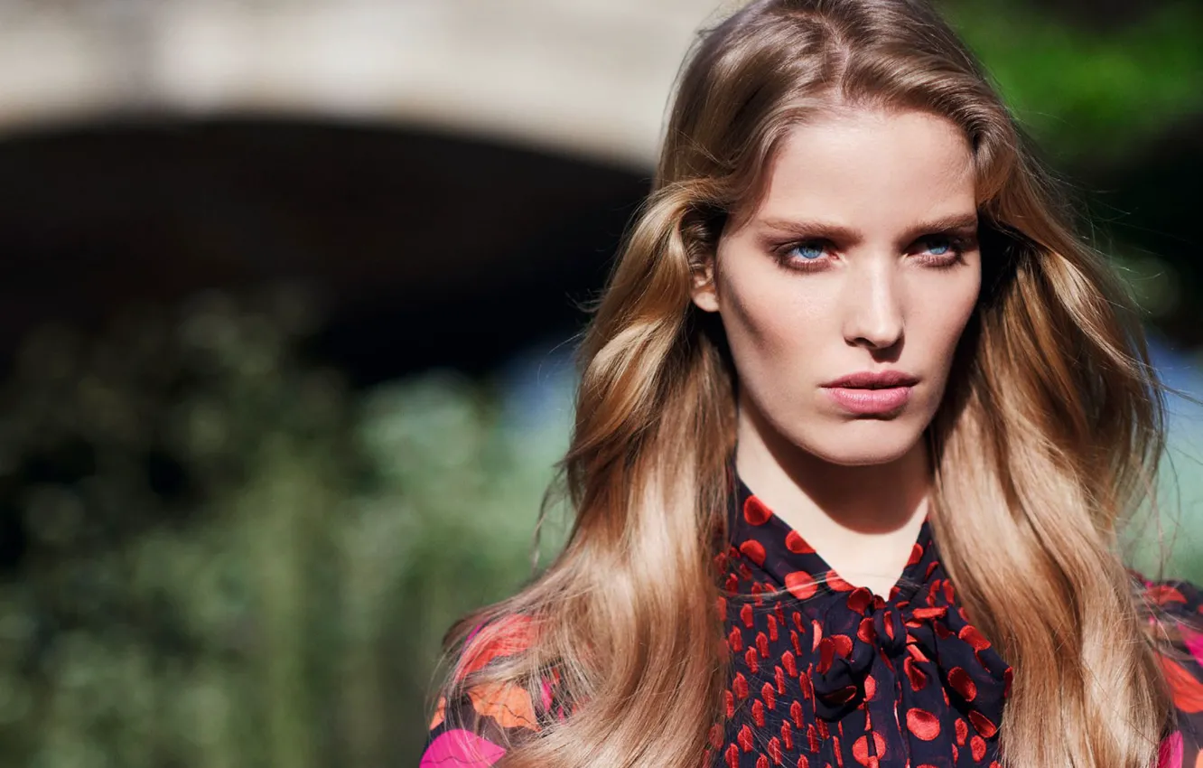 Photo wallpaper model, portrait, beautiful girl, charming blonde, Alisa Ahmann