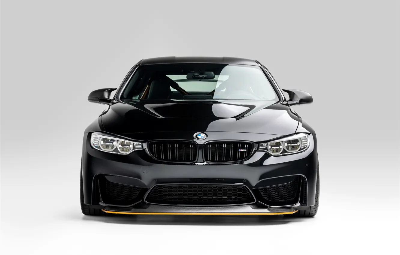 Photo wallpaper BMW, Front, Black, Face, F82