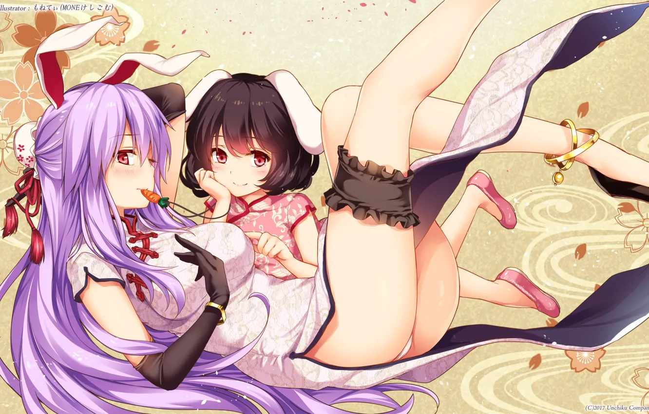 Photo wallpaper girl, art, touhou, Touhou, Touhou