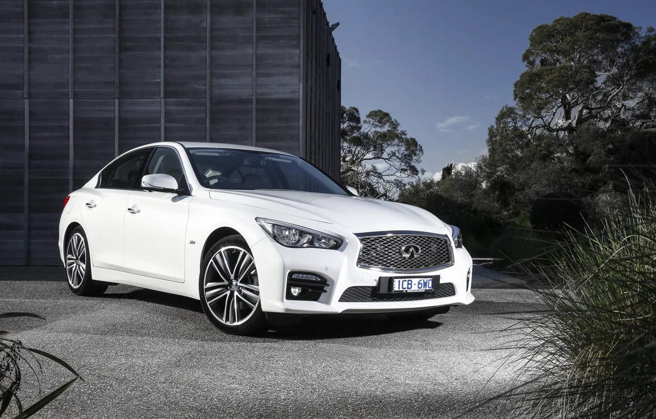 Photo wallpaper white, Infiniti, sedan, infiniti, Q50