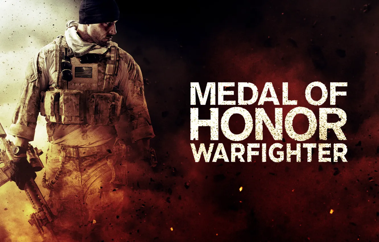 Photo wallpaper weapons, soldiers, MoH, warfighter