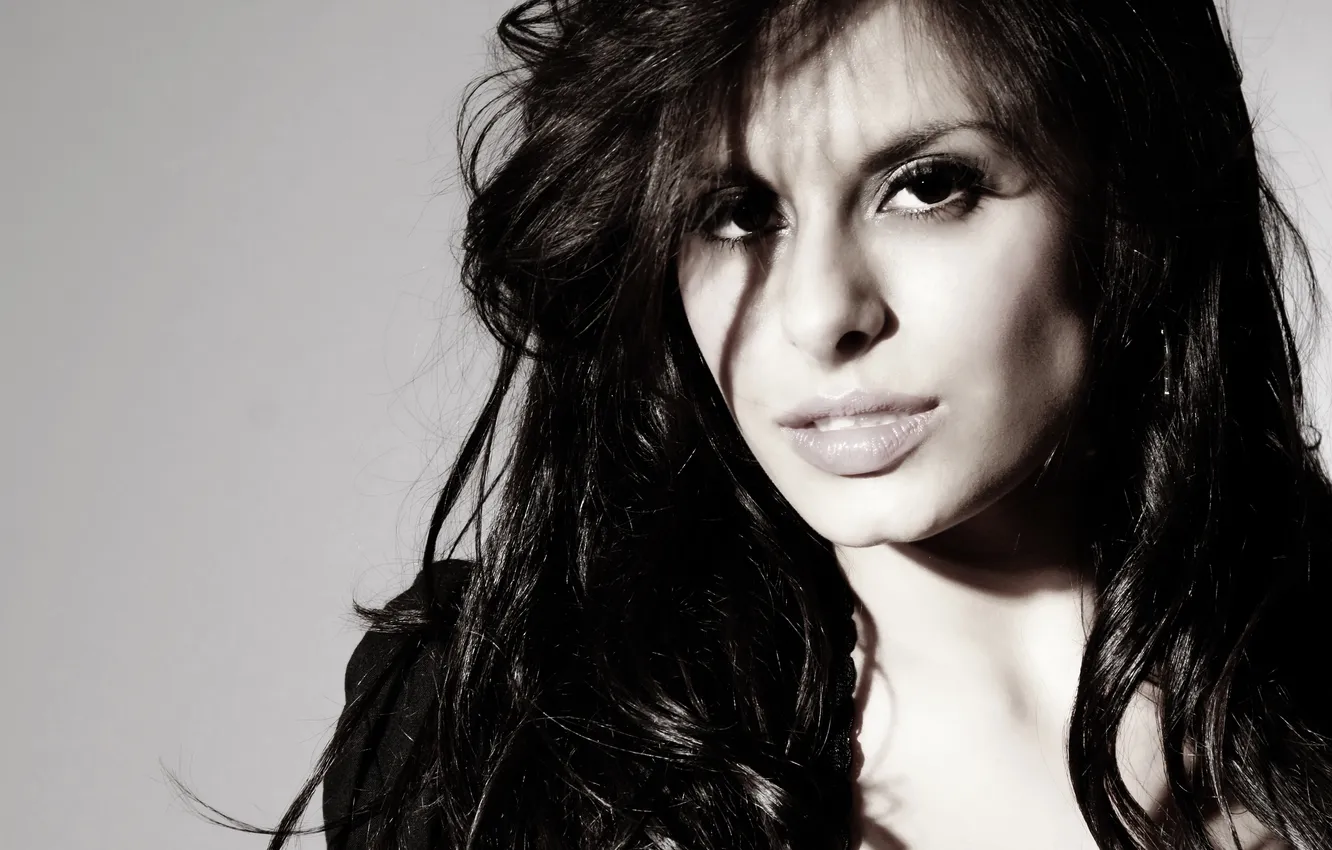 Wallpaper model, face, wendy fiore, brunette for mobile and desktop