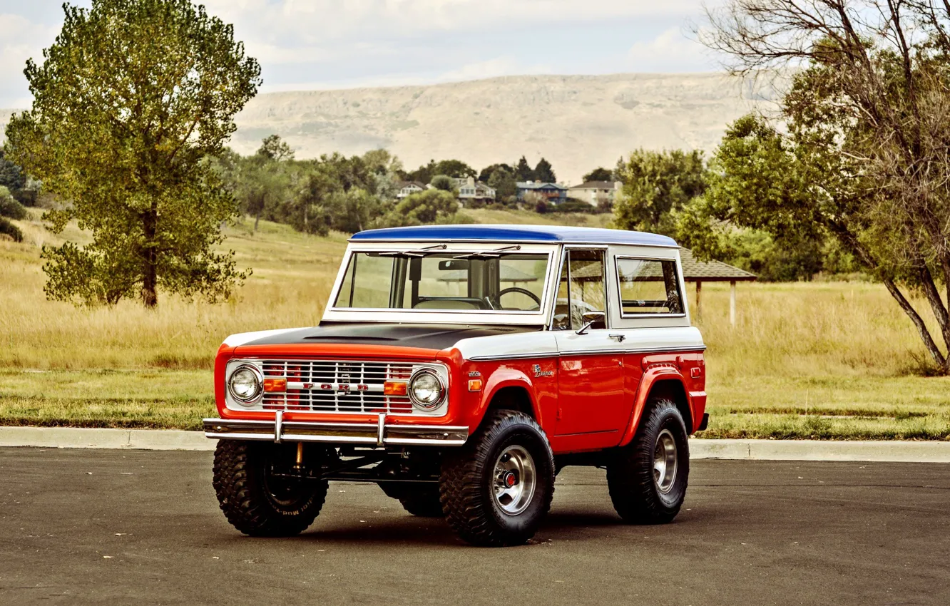 Photo wallpaper Ford, Classic, Off Road, Bronco