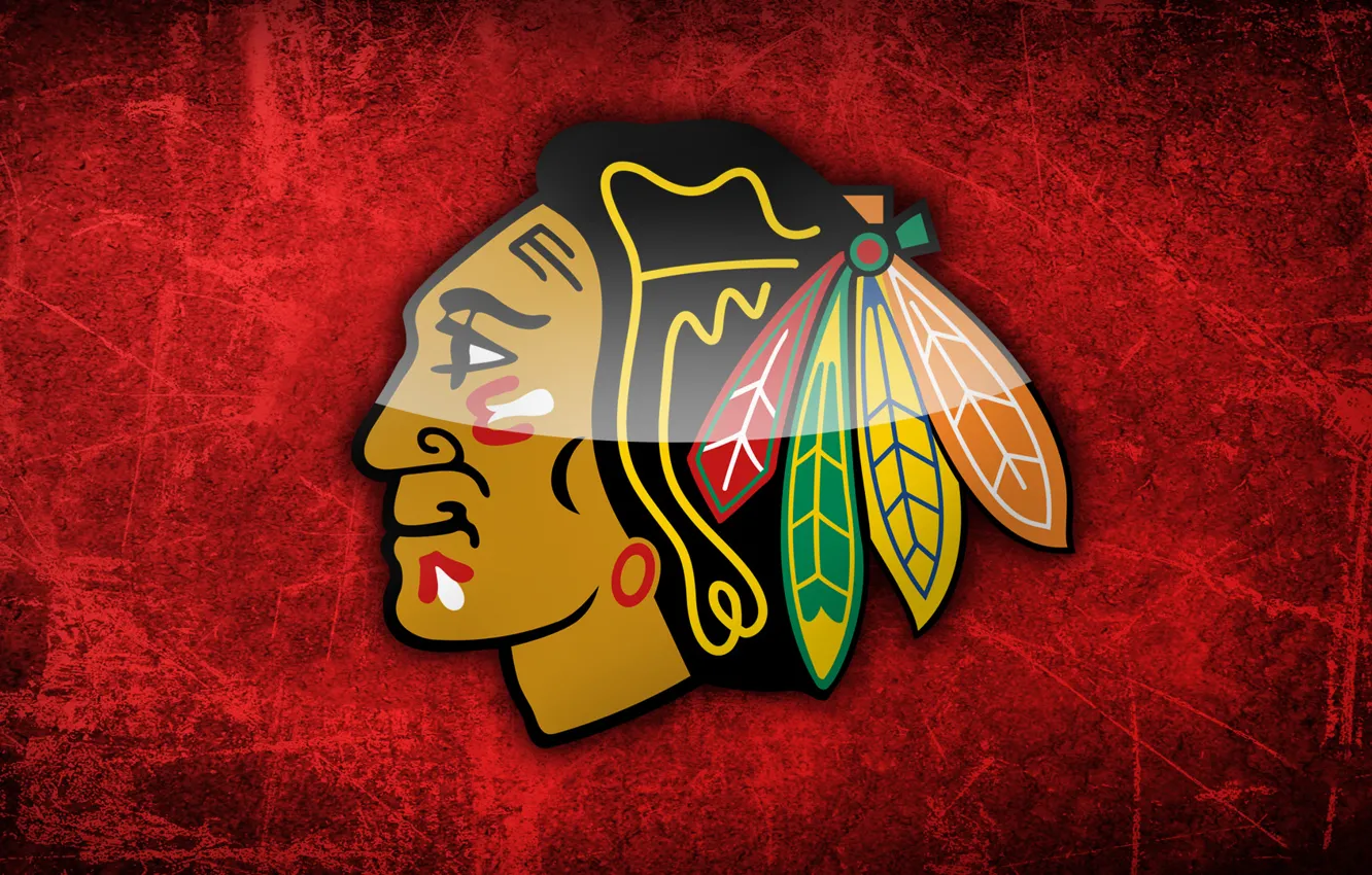 Photo wallpaper Chicago, Chicago, NHL, NHL, Blackhawks