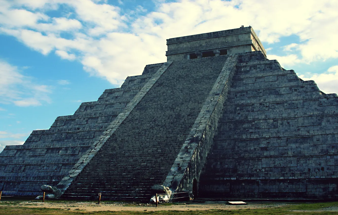 Photo wallpaper Mexico, pyramid, Miami, Chichen Itza